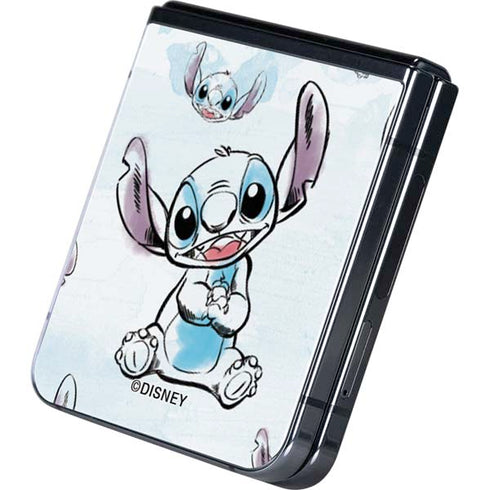 Disney Lilo and Stitch Pattern Galaxy Z Flip5 5G Skin